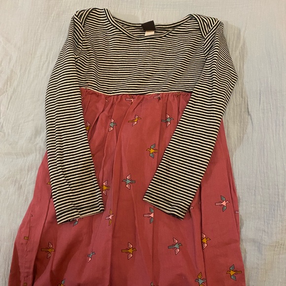 Tea Collection Black and White Striped dress - Picture 1 of 2